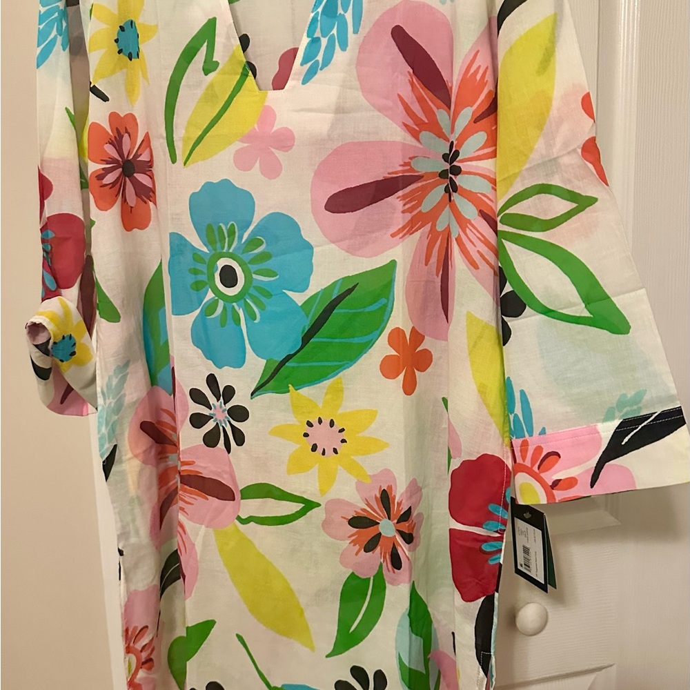 Kate Spade Safari Floral Swim Cover NWT - Picture 5 of 11